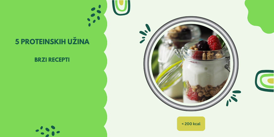  5 Brzih Proteinskih Užina Ispod 200 Kalorija (Recepti Uključeni!)