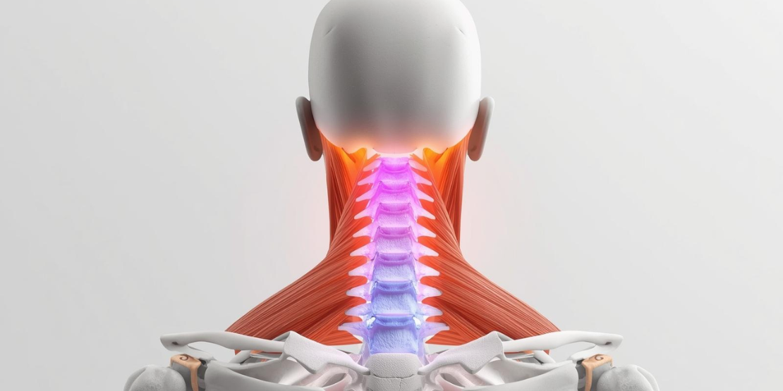 Biomehanička ilustracija koja prikazuje pritisak na cervikalnu kičmu pod različitim uglovima nagiba glave, od 0 do 60 stepeni.