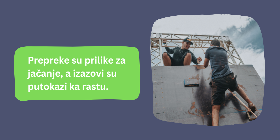 Inspirativni citat o prevazilaženju prepreka